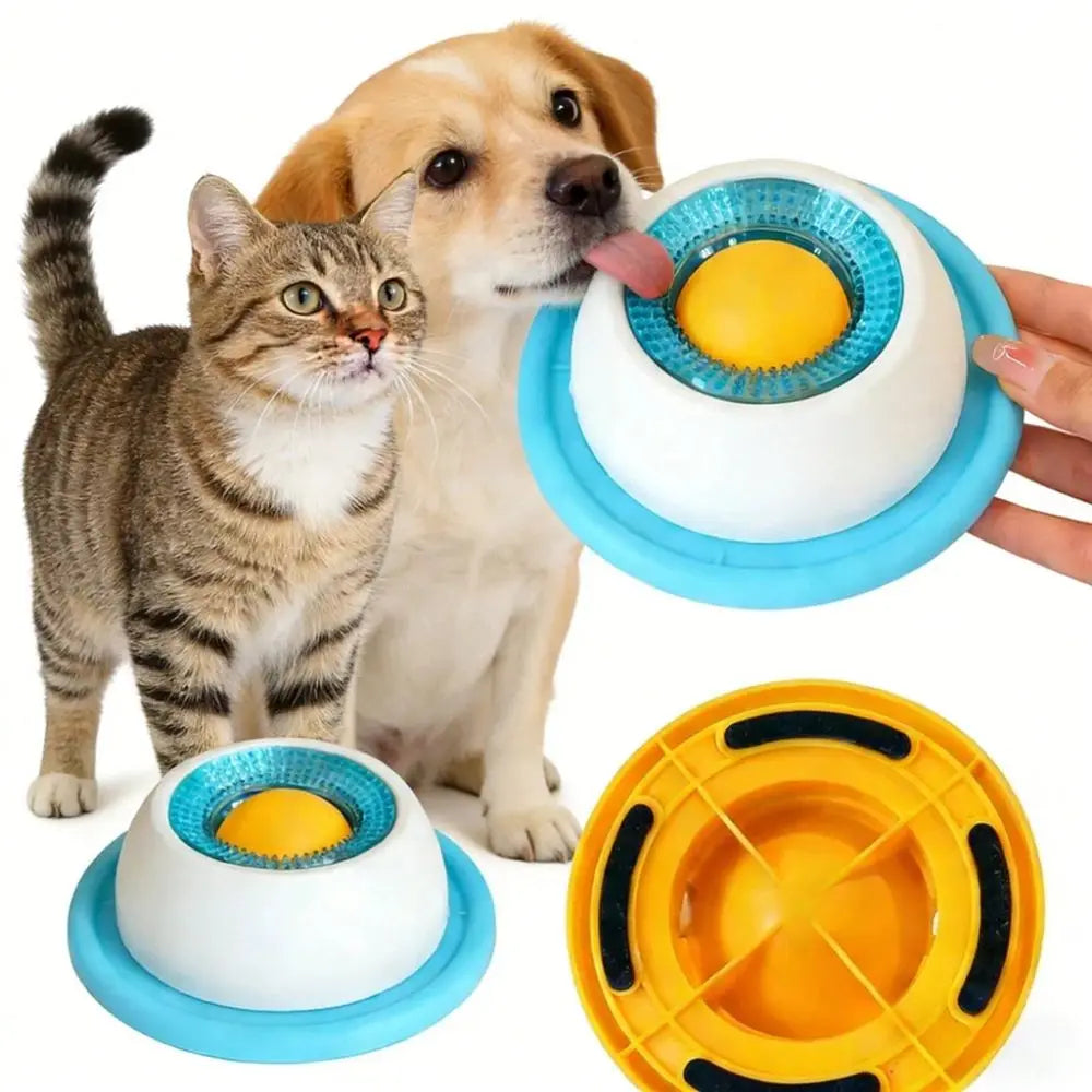 Interactive Dog Cat Slow Feeder Lick Mat Treat Dispenser Toy