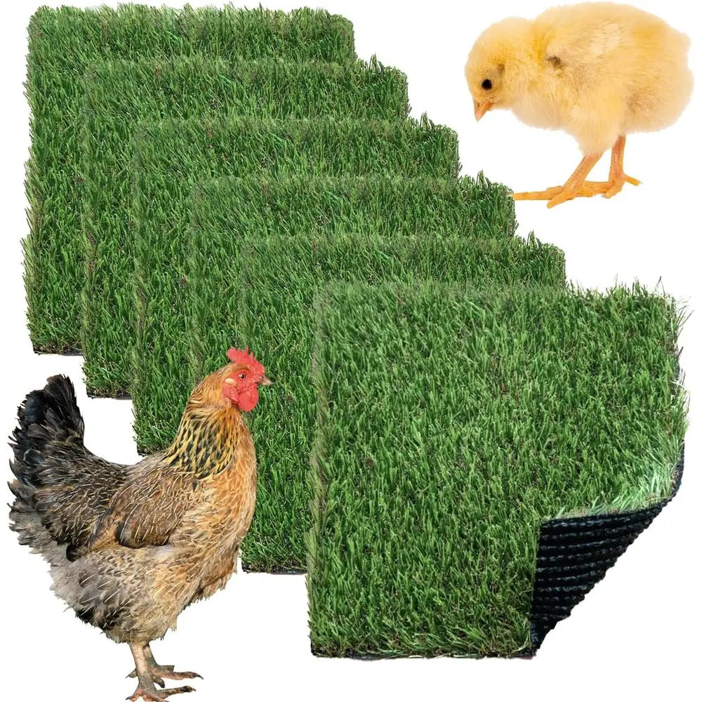 Washable Chicken Nesting Box Pads Grass Carpet Hens Bedding