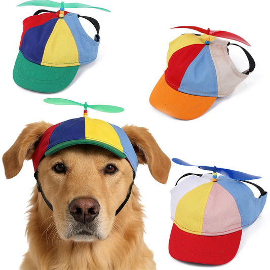 Novelty Helicopter Propeller Pet Hat For Cats And Dogs