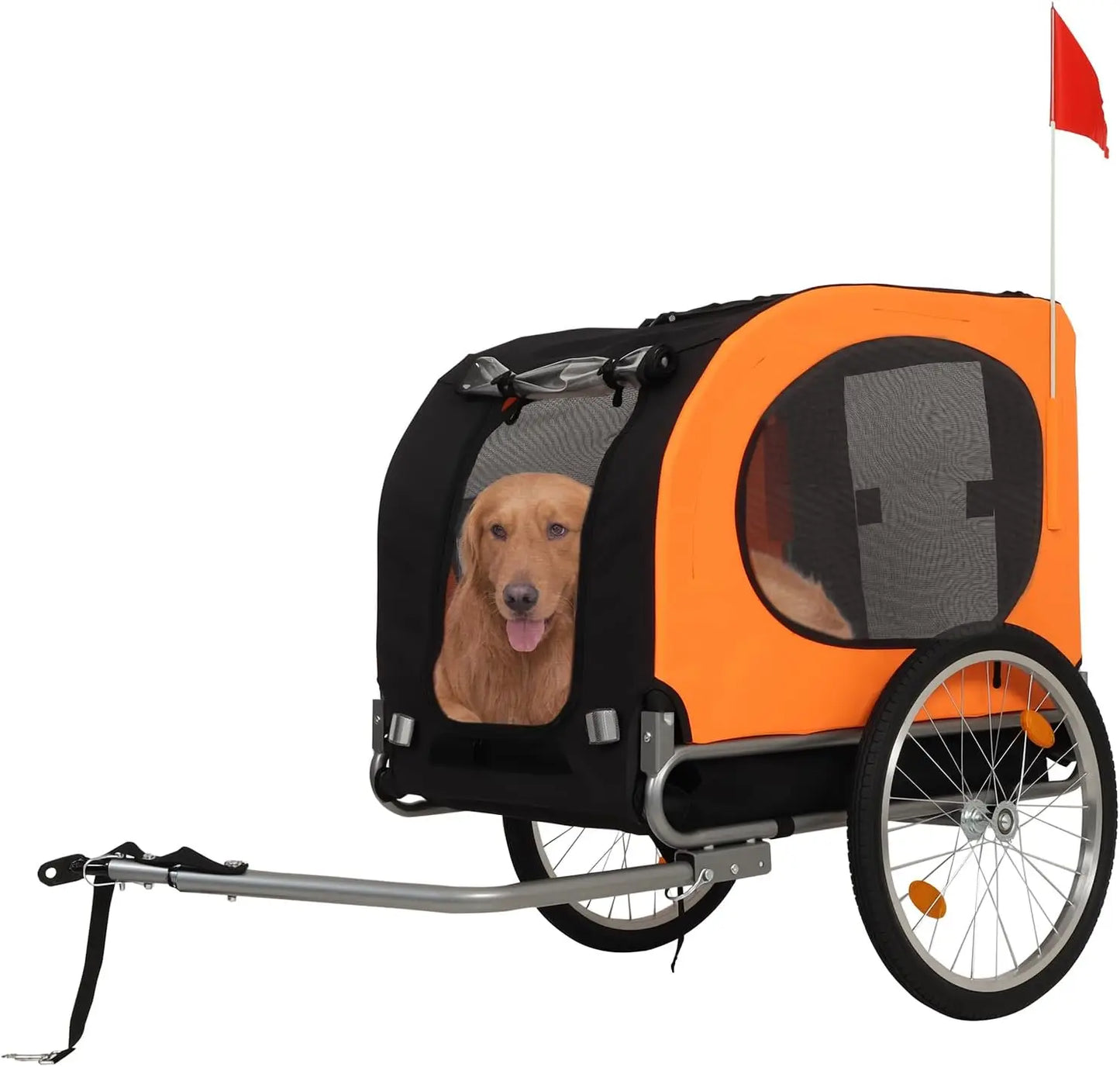 HiMISS Dog Bike Trailer And Jogging Stroller With Waterproof Canopy
