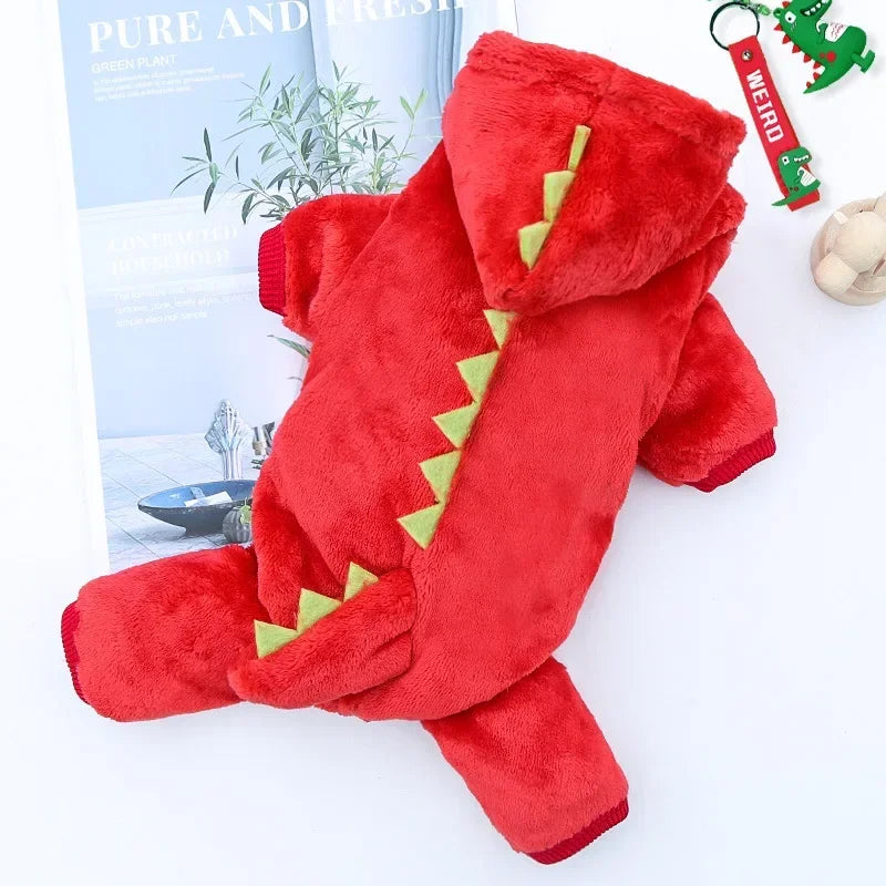 Wangmeow Comfy Fleece Dog Jumpsuit Warm Winter Pet Apparel
