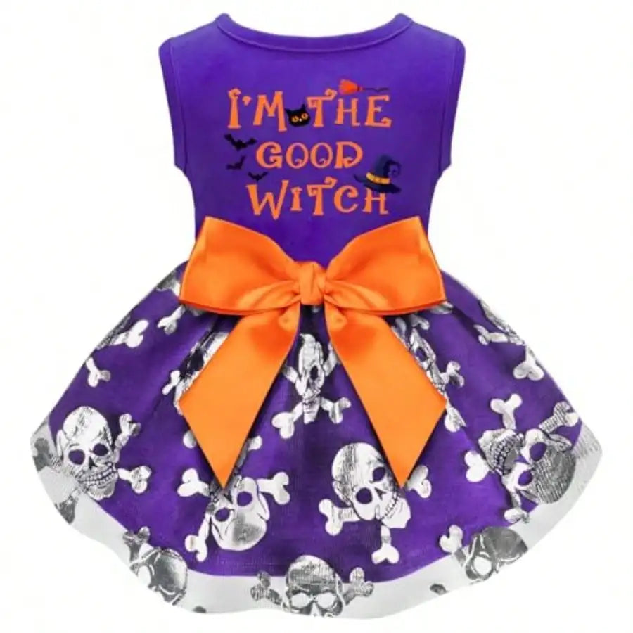 Stylish Dog Halloween Witch Costume For Happy Pets