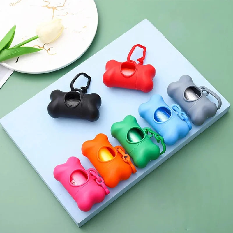 Bone Shaped Dog Waste Bag Holder For Outdoor Strolls