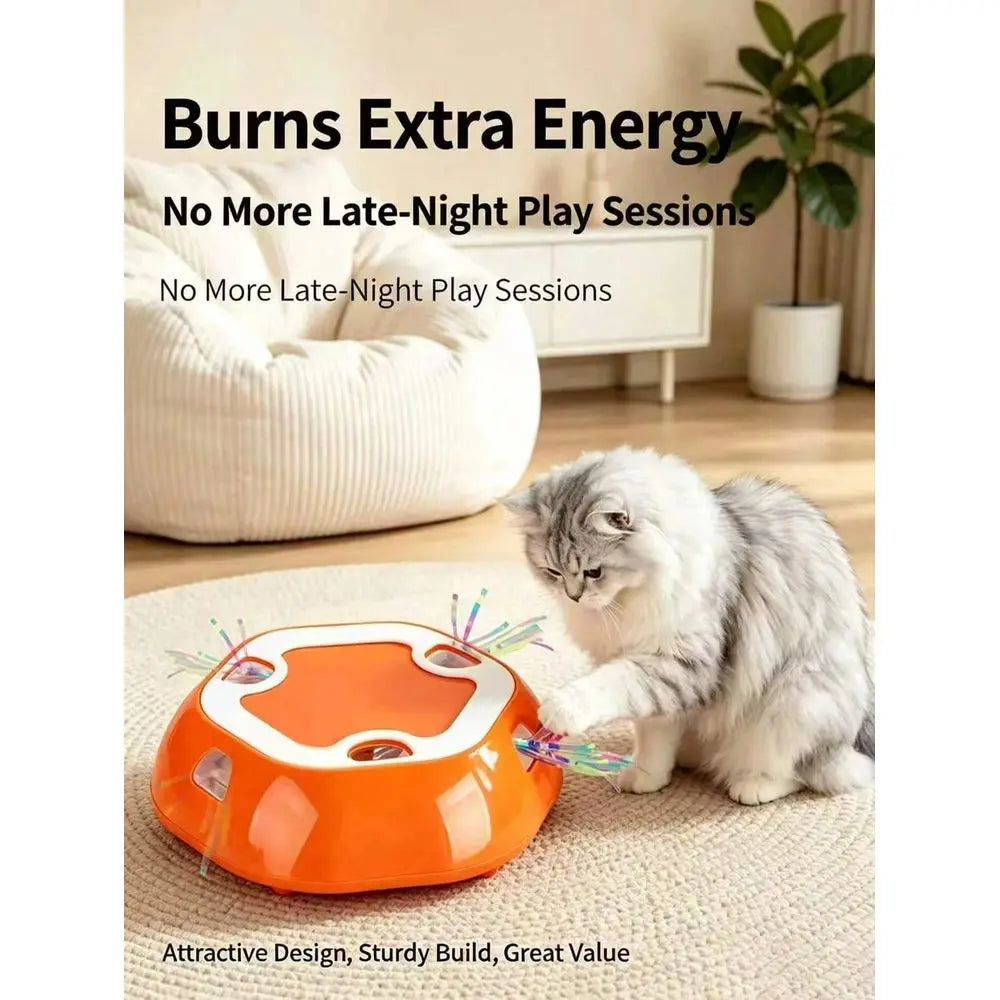 Electronic Interactive Cat Toy Automatic Motion Activated Hide Seek