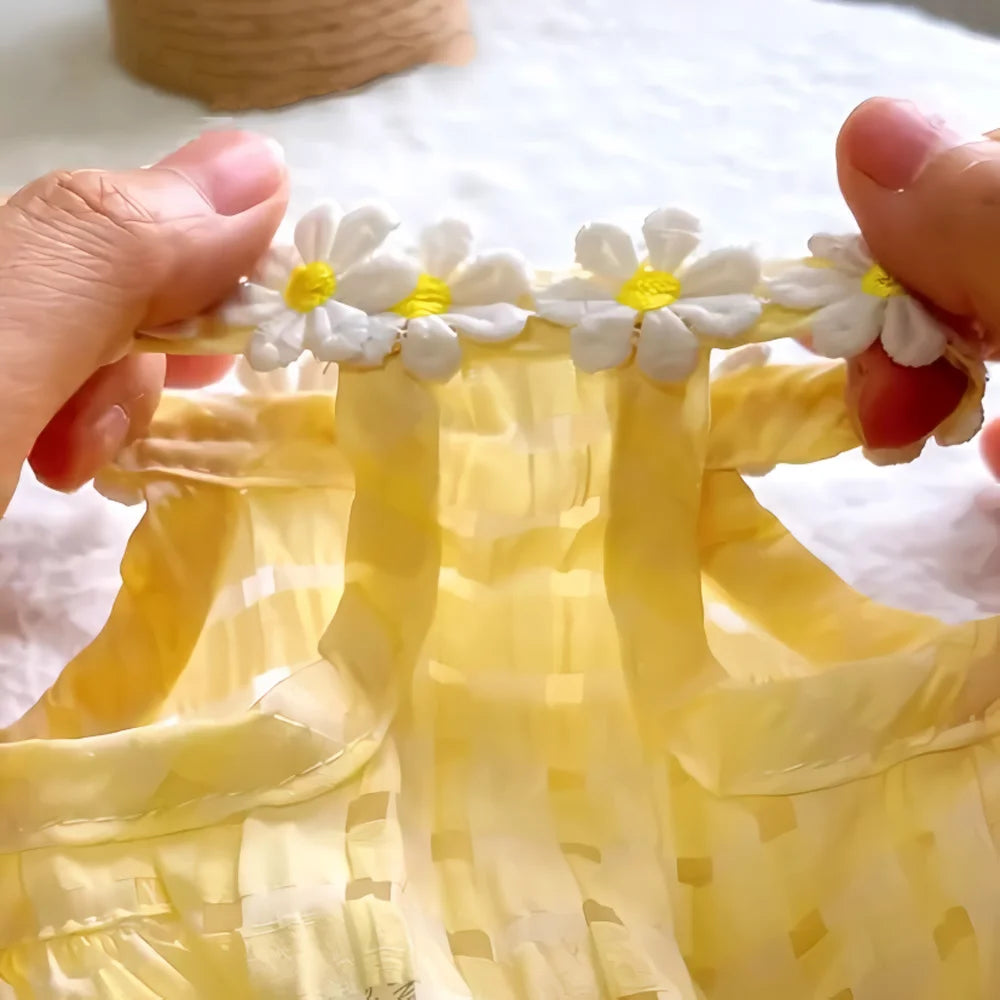 Breathable Floral Pet Skirt For Small Dogs And Puppies