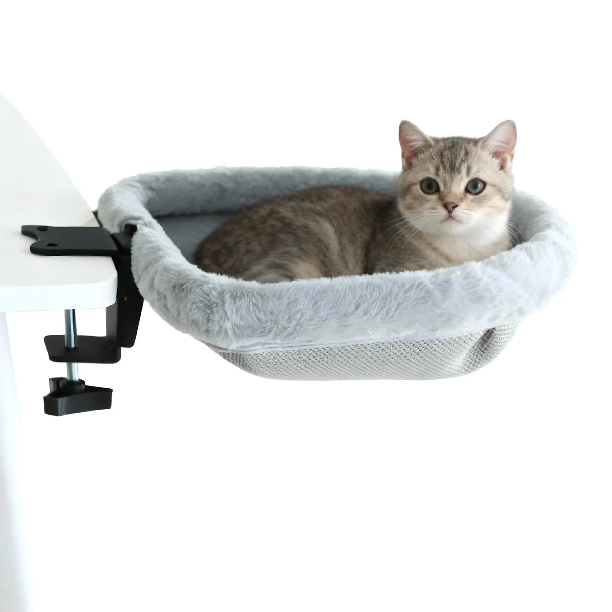 CWV Foldable Cat Desk Bed Hammock With Secure Mount