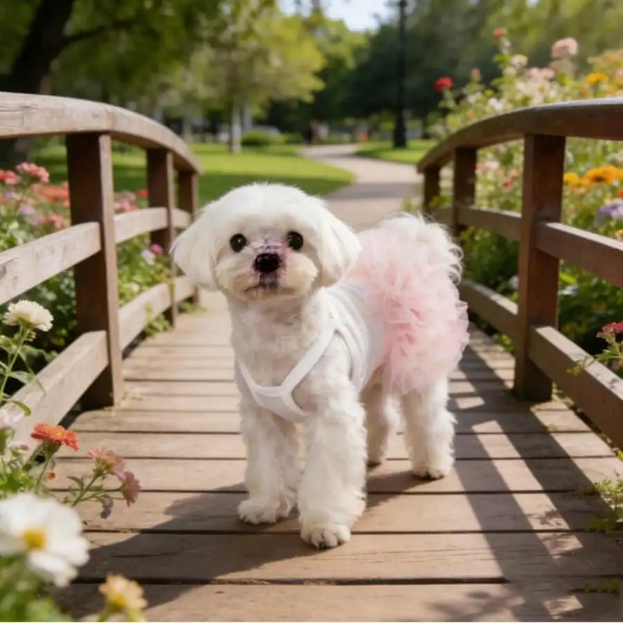 Elegant Ballet Tulle Princess Dress For Small Dogs Cats Outfit