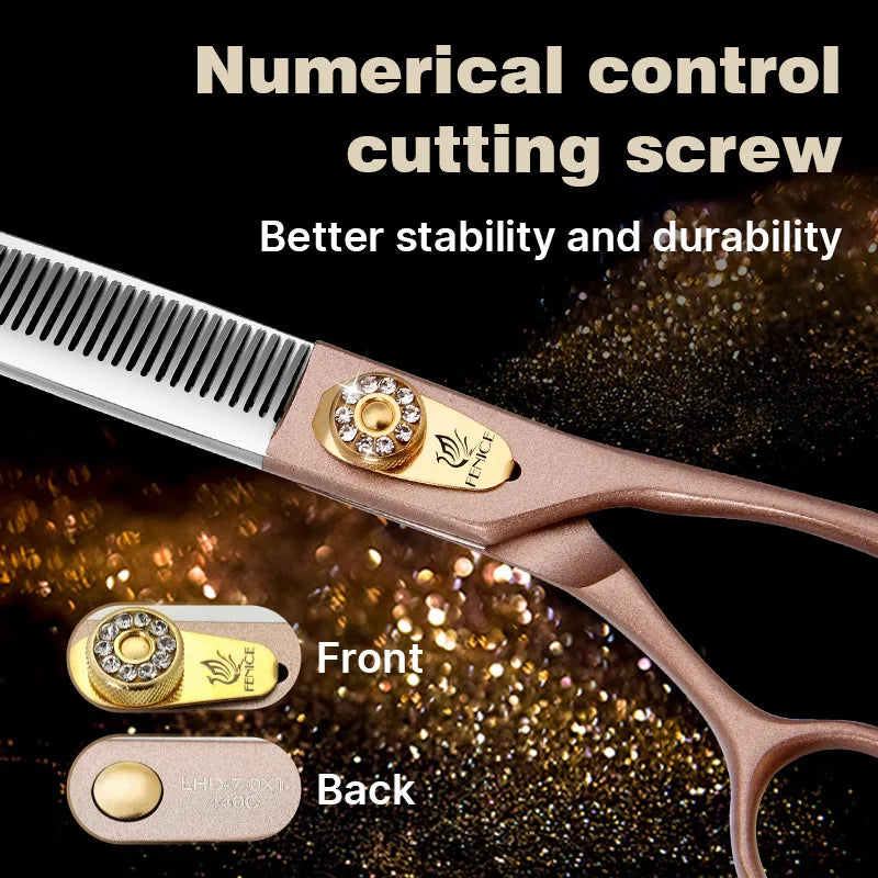 Fenice JP440C Steel Pet Grooming Thinning Scissors For Dogs