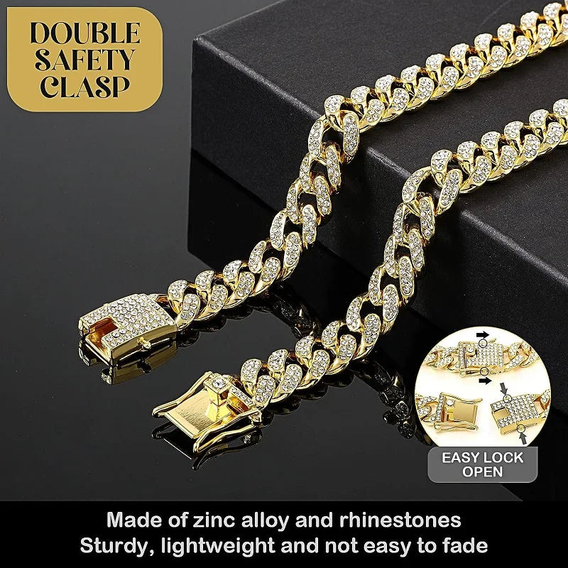 Elegant Stainless Steel Chain Collar For Dogs And Cats
