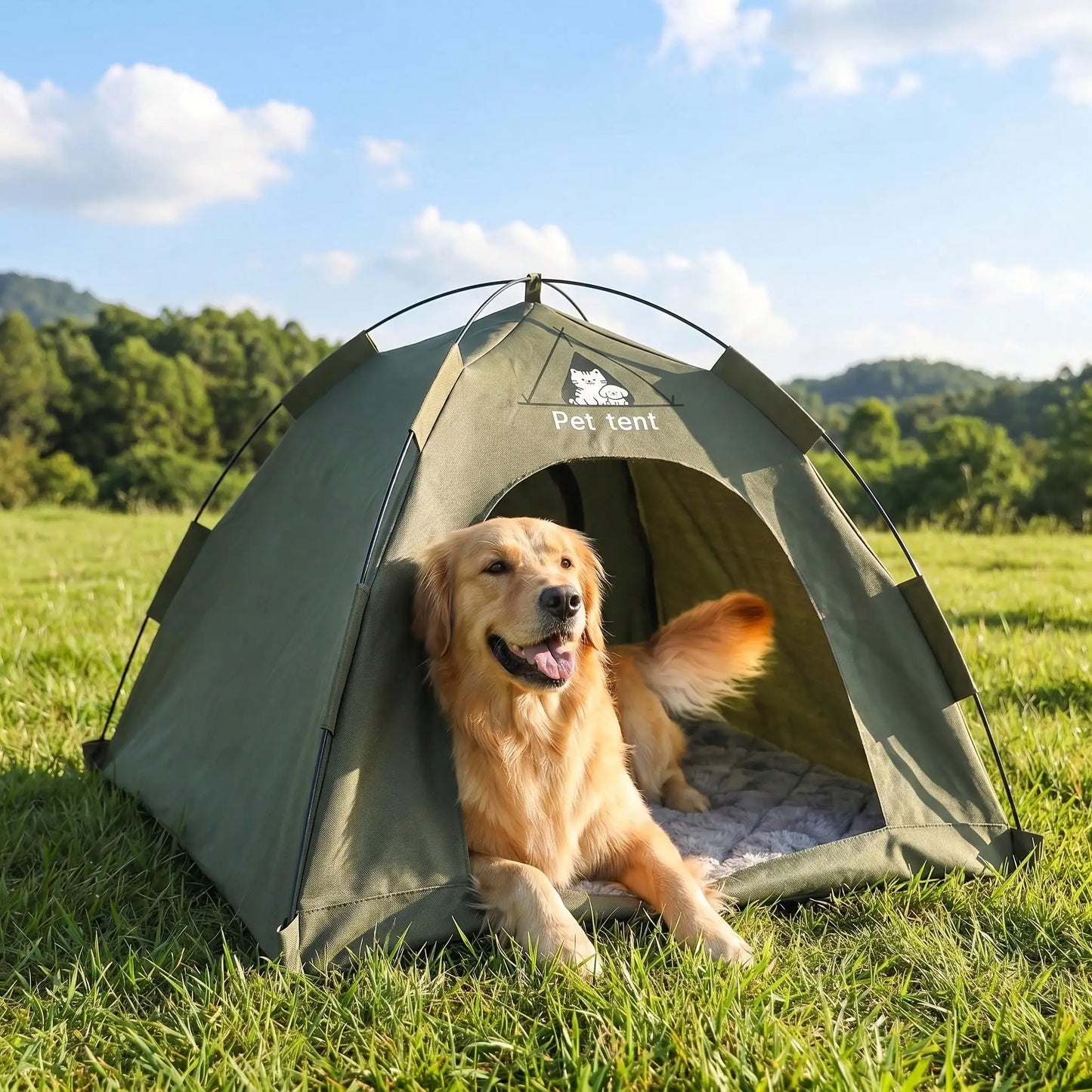 Anti Anxiety Open Pet Hideaway Bed For Cats And Dogs