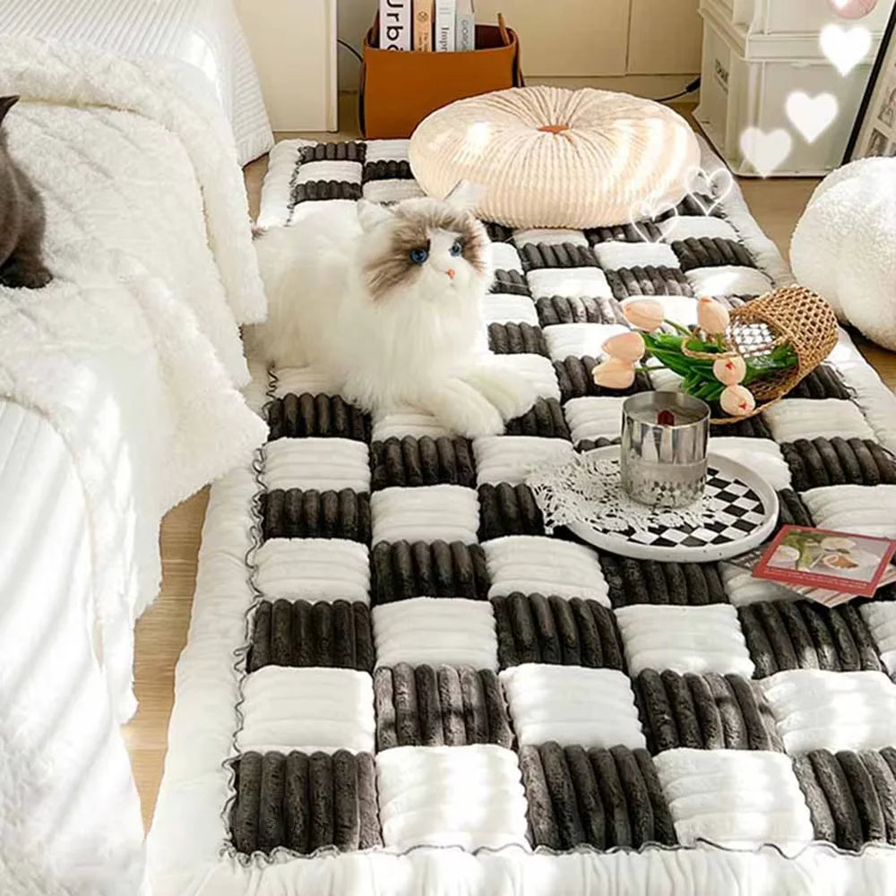 Waterproof Coral Fleece Dog Bed Mat With Anti Slip Cover