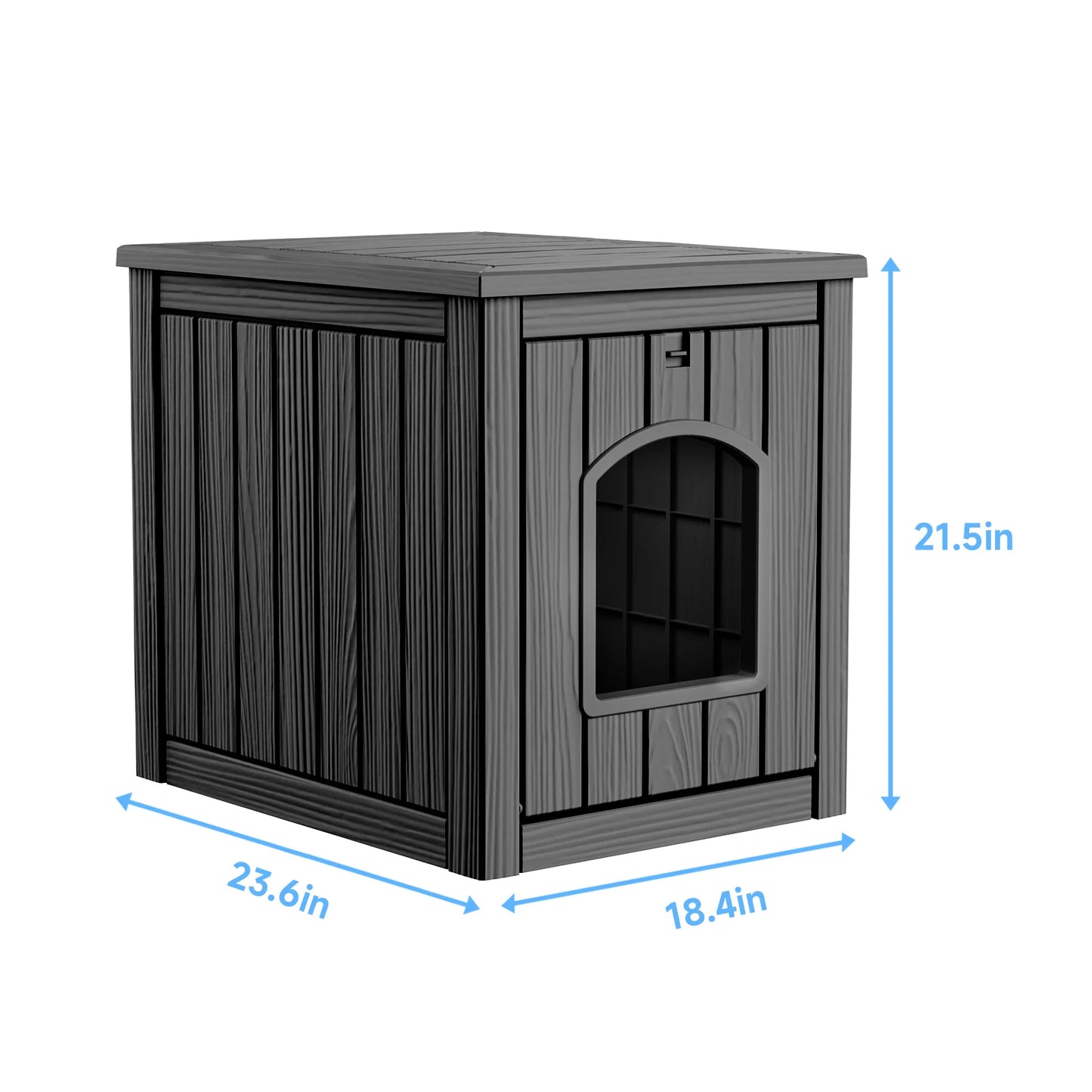 Waterproof Resin Cat And Dog House Kennel End Table