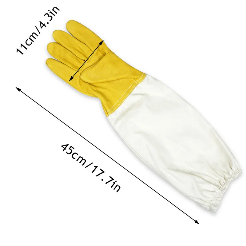 Professional Beekeeping Protective Kit With Suit Gloves And Brush