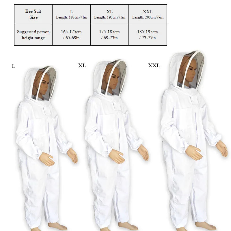 Professional Beekeeping Protective Kit With Suit Gloves And Brush