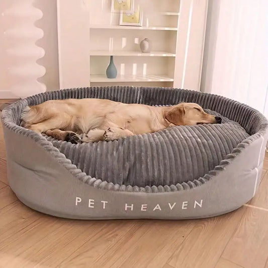 Comfortable Machine Washable Plush Pet Bed For Dogs And Cats