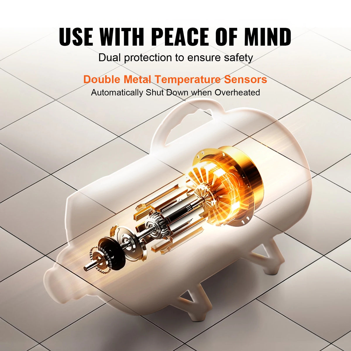 SucceBuy Adjustable High Power Pet Dryer For Professional Grooming