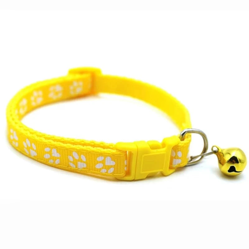 Adjustable Cat Collar With Bell And Decorative Ribbon