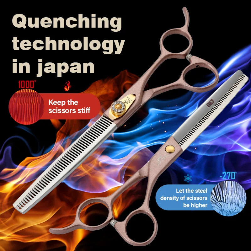 Fenice JP440C Steel Pet Grooming Thinning Scissors For Dogs