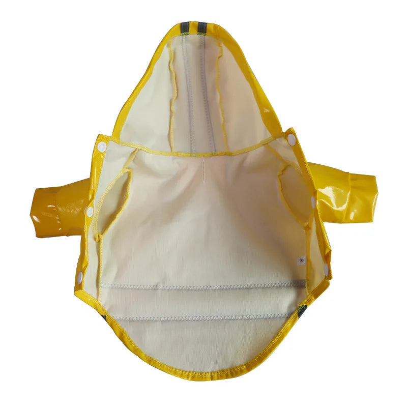 Waterproof PU Raincoat Jacket For Small Dogs And Cats