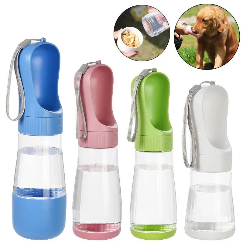 Portable Dog Water Bottle And Food Container For Travel